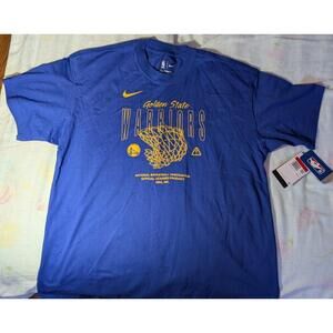 Golden State Warriors Courtside Nba Max90 Loose Fit T-Shirt Lg Large Nwt